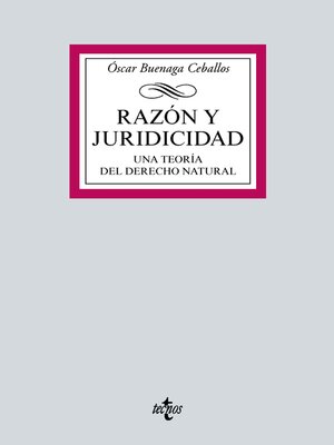 cover image of Razón y juridicidad